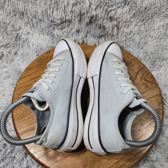 Converse Chuck Taylor Lift Ox Women Size 5 White/Lilac Recycled Platform Sneaker - Picture 5 of 10